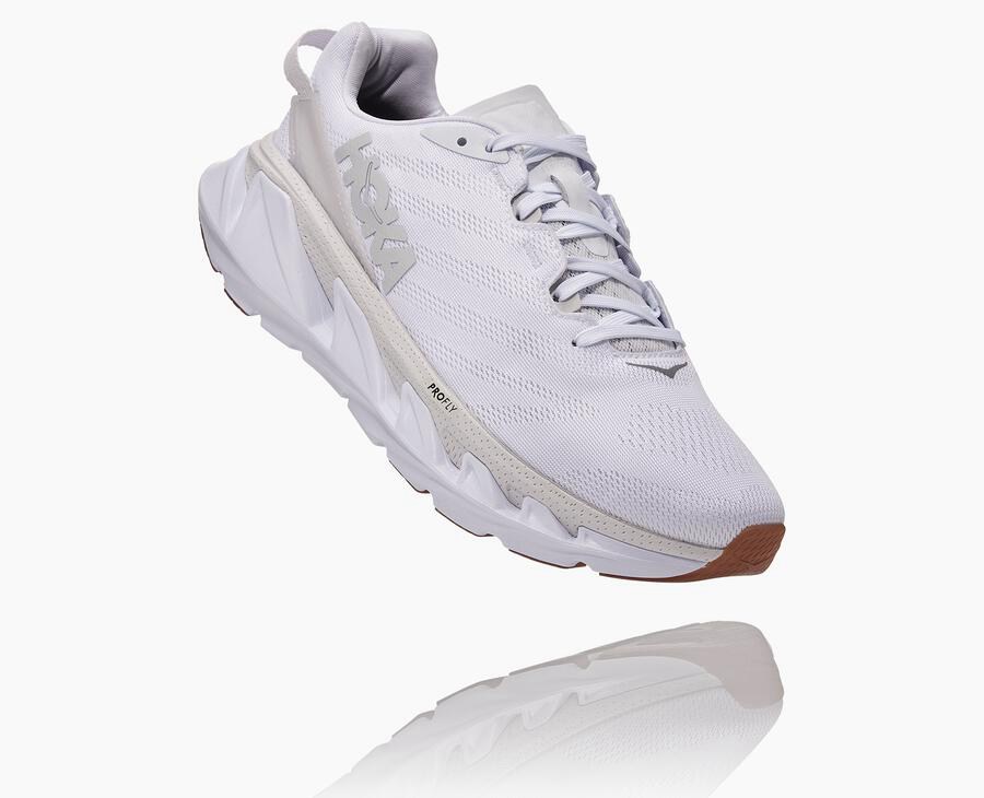 Hoka Australia One One Elevon 2 - Mens Running Shoes White - UQYVD-8073